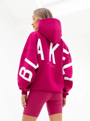 Isabel Oversized Hoodie - Ultra Pink Street Edge