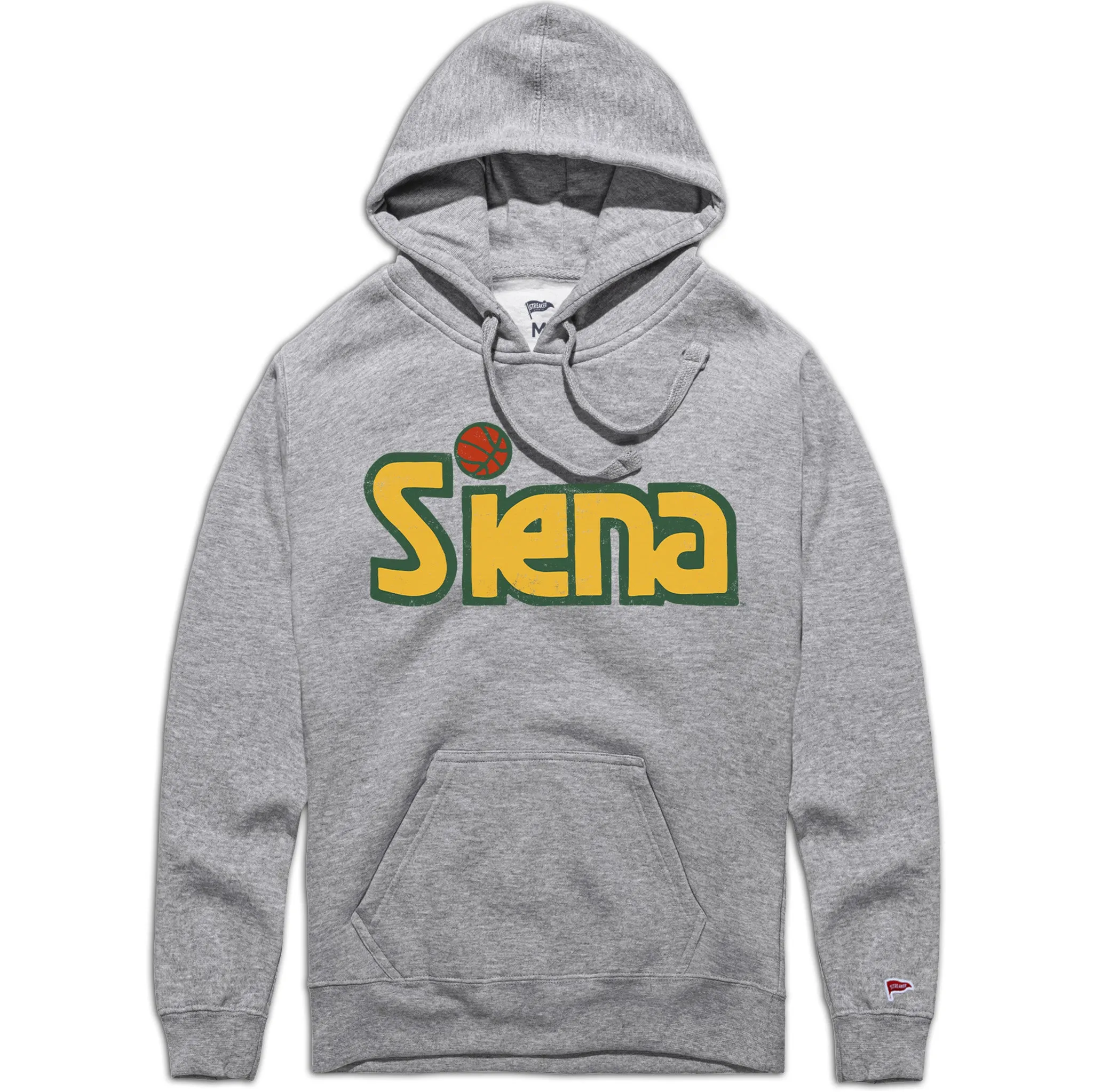 Guinea pig like mountain style Siena Vintage Basketball Logo Hoodie