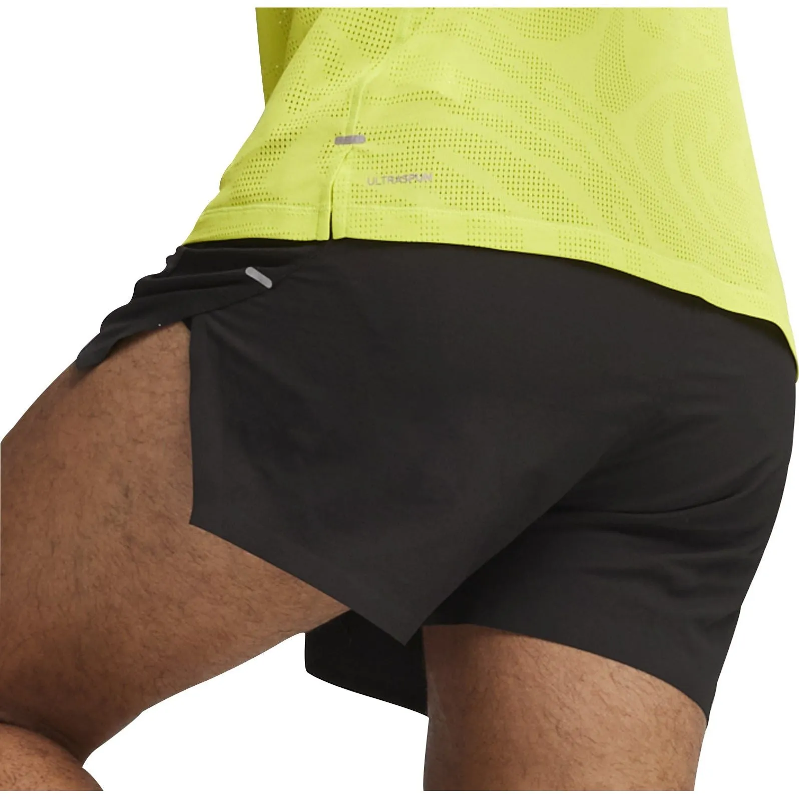 Puma Run Ultraweave Velocity 3 Inch Mens Running Shorts - Black men's clothing Durable Hem Finishing