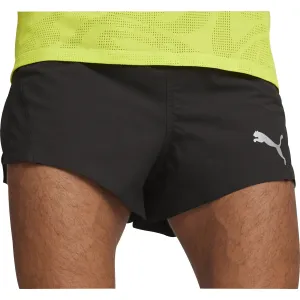 Zero Chafe Construction Puma Run Ultraweave Velocity 3 Inch Mens Running Shorts - Black