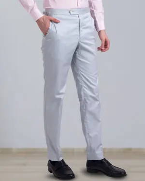 Grey Cotton Dress Pant Seamless Technology