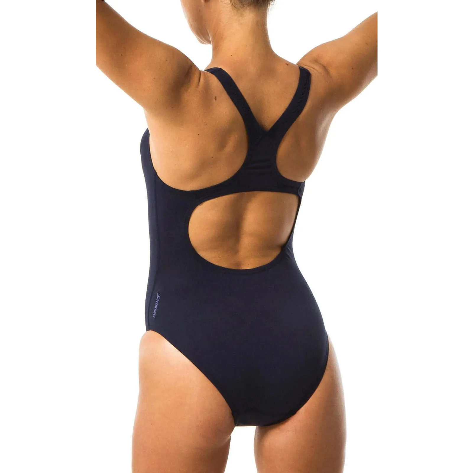 Sunny Day Fun In The Sun Speedo Printed Medalist Womens Swimsuit - Navy
