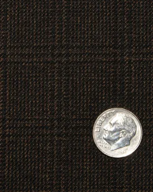 Loro Piana: Dark Brown Mini Glen Checks Hip Friendly Pockets