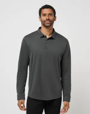 Handsome Town Long Sleeve Polo Golf Ready