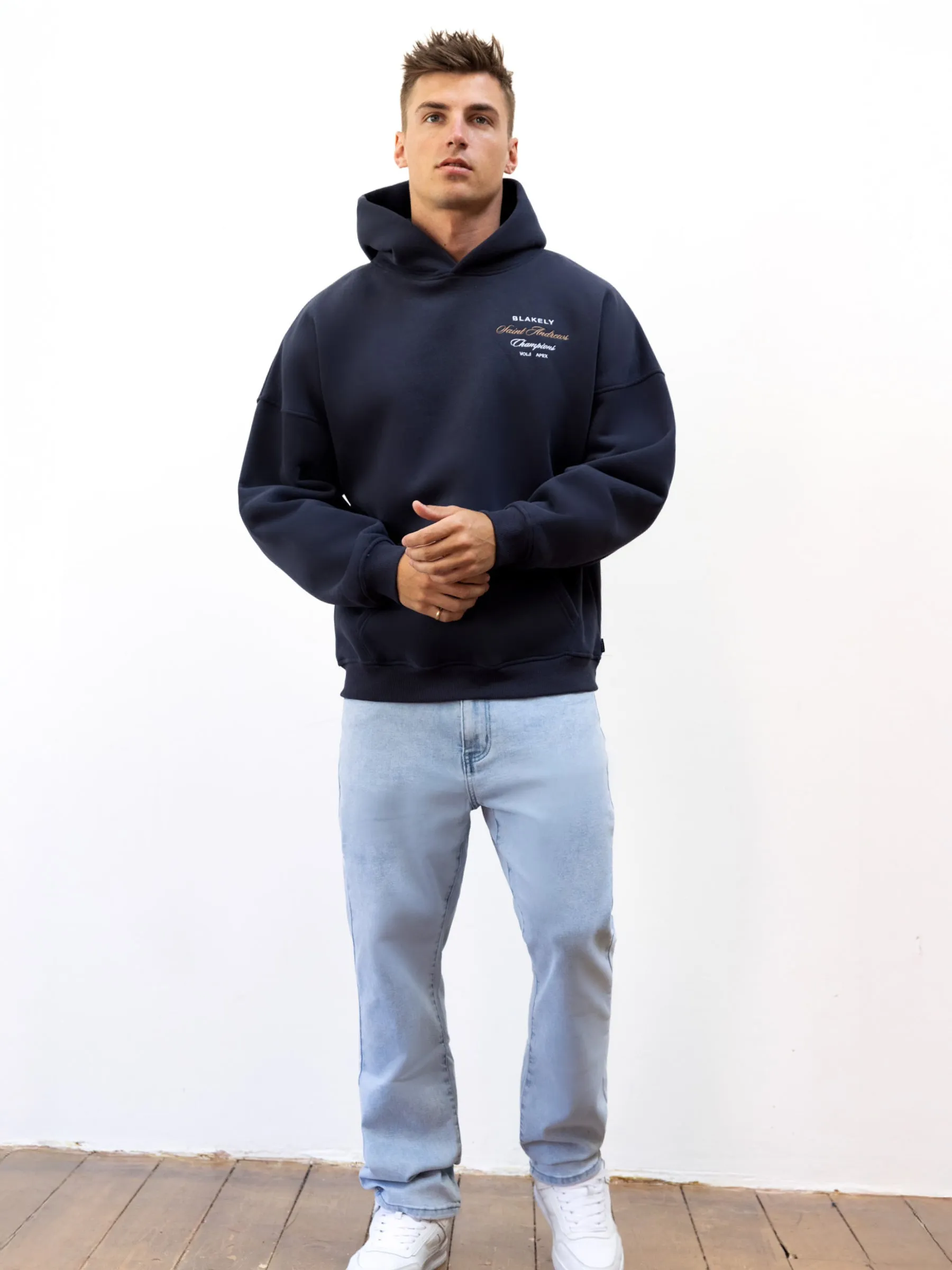 Legacy Relaxed Hoodie - True Navy City Tour