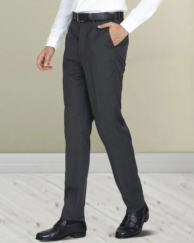 EZS Washable Wool Pants: Dark Grey All Time Use