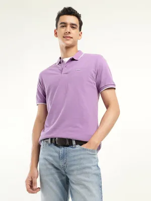 Men's Solid Polo T-Shirt Multi Ply Collar