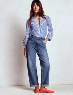Mid Rise Stretch Jeans-Mid Vintage Lifestyle Fit