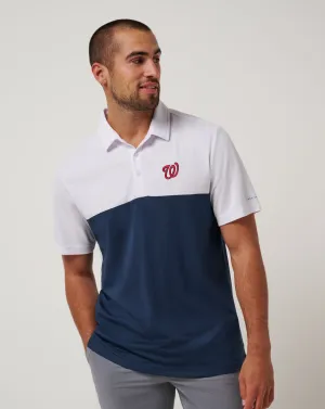 Washington Nationls Home Run Leader Polo Breathable Stretch UV Protection