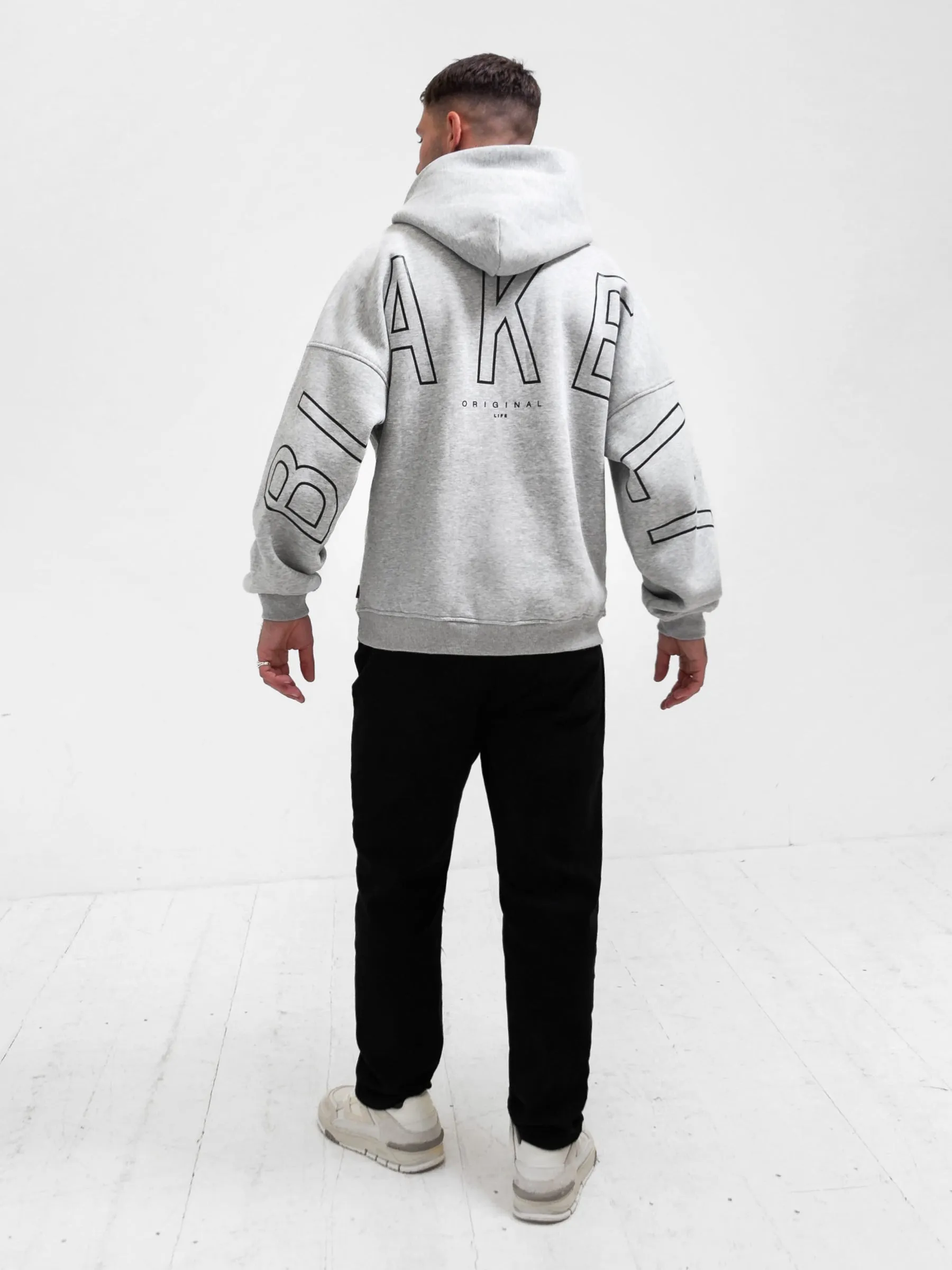 City Trend Outline Idris Oversized Hoodie - Marl Grey