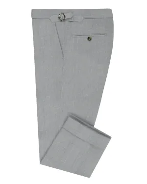 Casual Office Loro Piana: Light Grey Woolen
