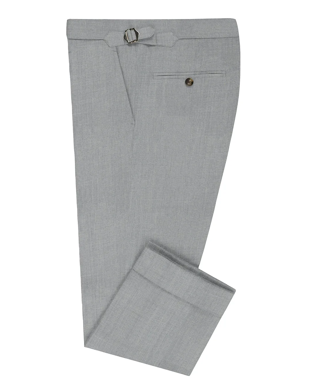 Casual Office Loro Piana: Light Grey Woolen