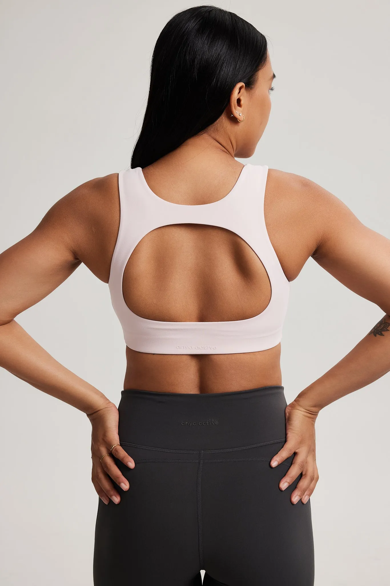 Lower body workouts Square Neck Bra in Sweetie