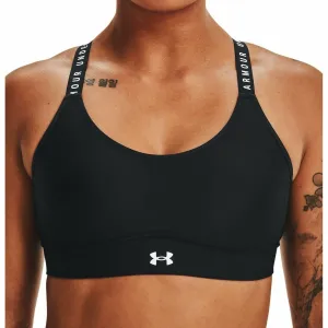 Under Armour Infinity Mid Covered Womens Sports Bra - Black Comfort Fit