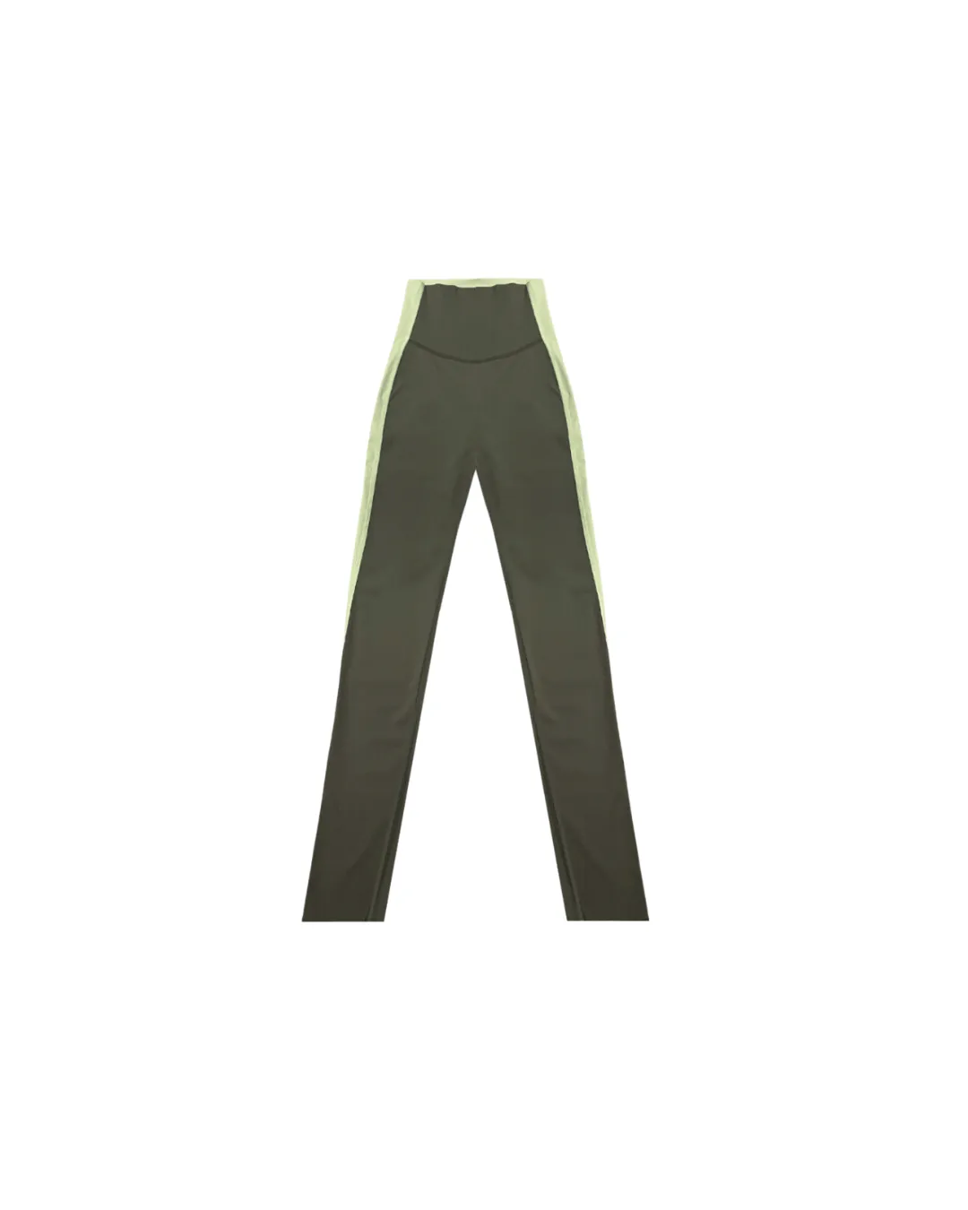 [CORE] Defynt Leggings - Olive / Kiwi chlorine resistant Shape Retention