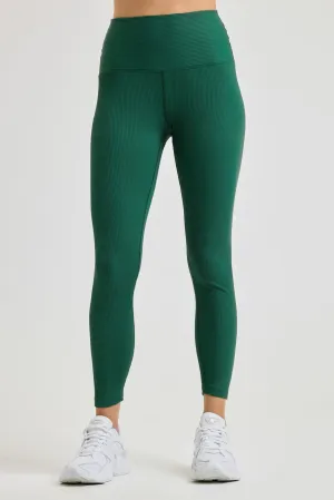 Skin Friendly Dance Practice workday wear Ribbed 7/8s Legging