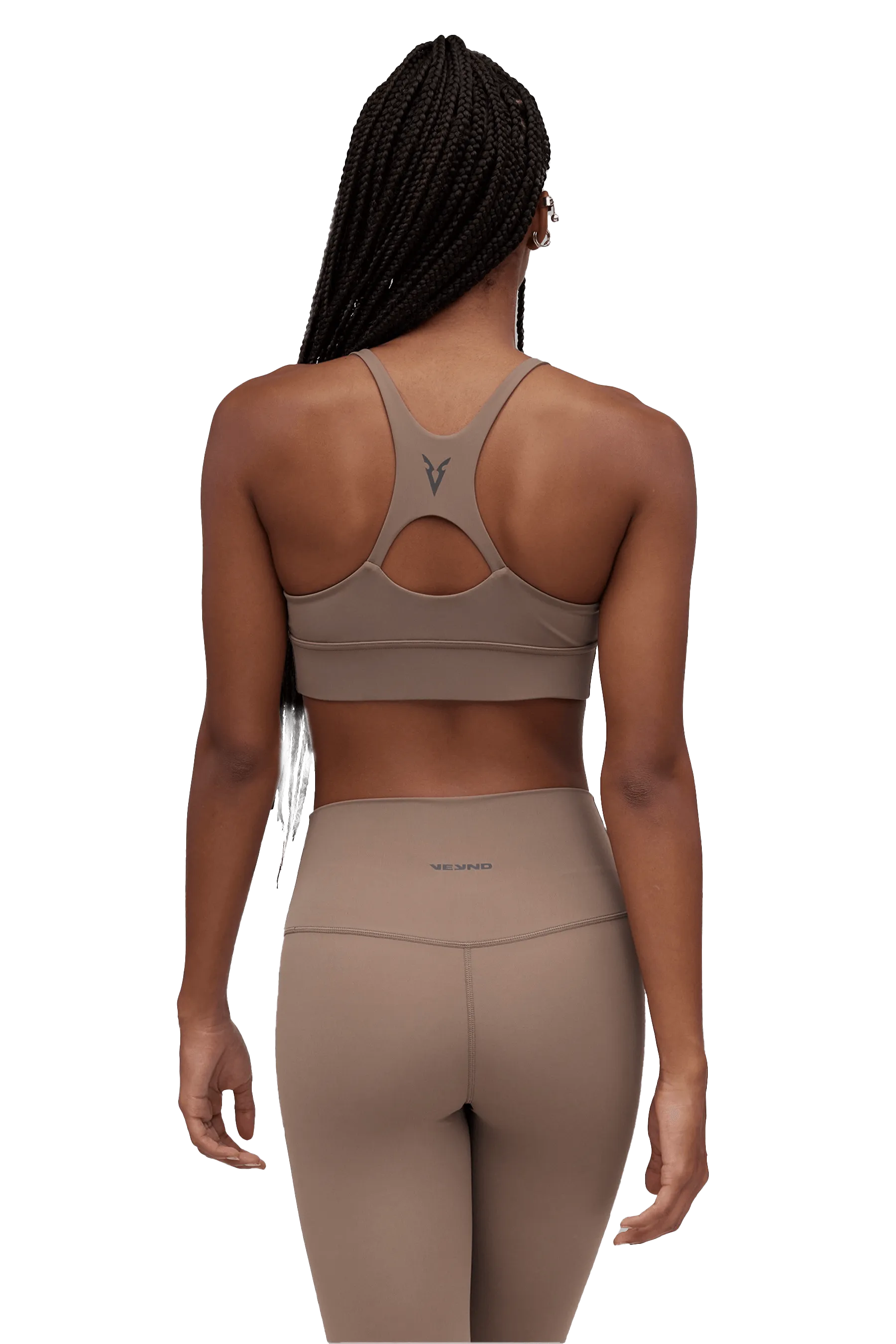 SPORTS BRA LONGLINE - Tan Non-irritating seams