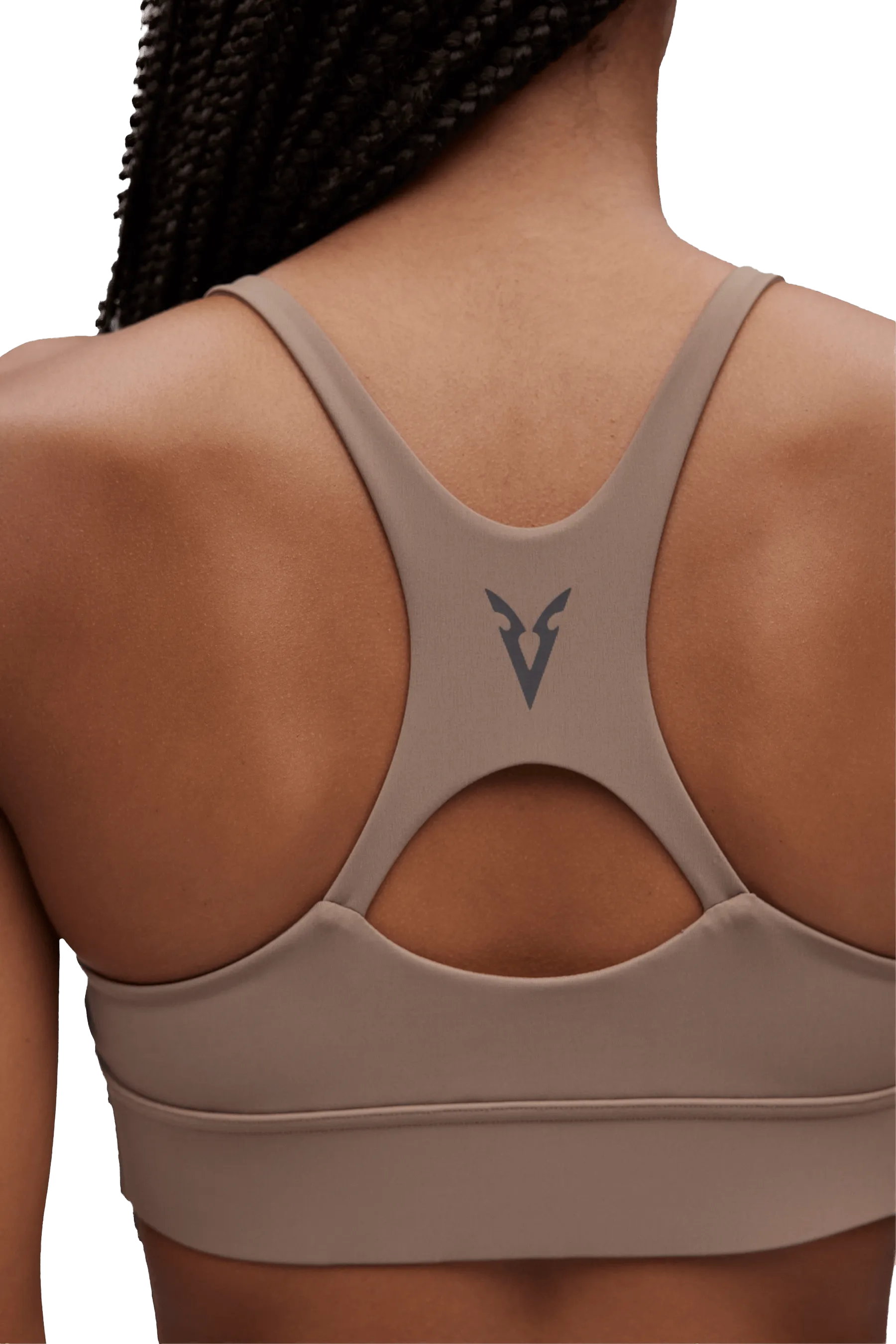 Sustainable workout gear SPORTS BRA LONGLINE - Tan