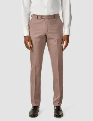 Essential Suit Pants Regular Dusty Lilac Melange Anti Pilling Textile