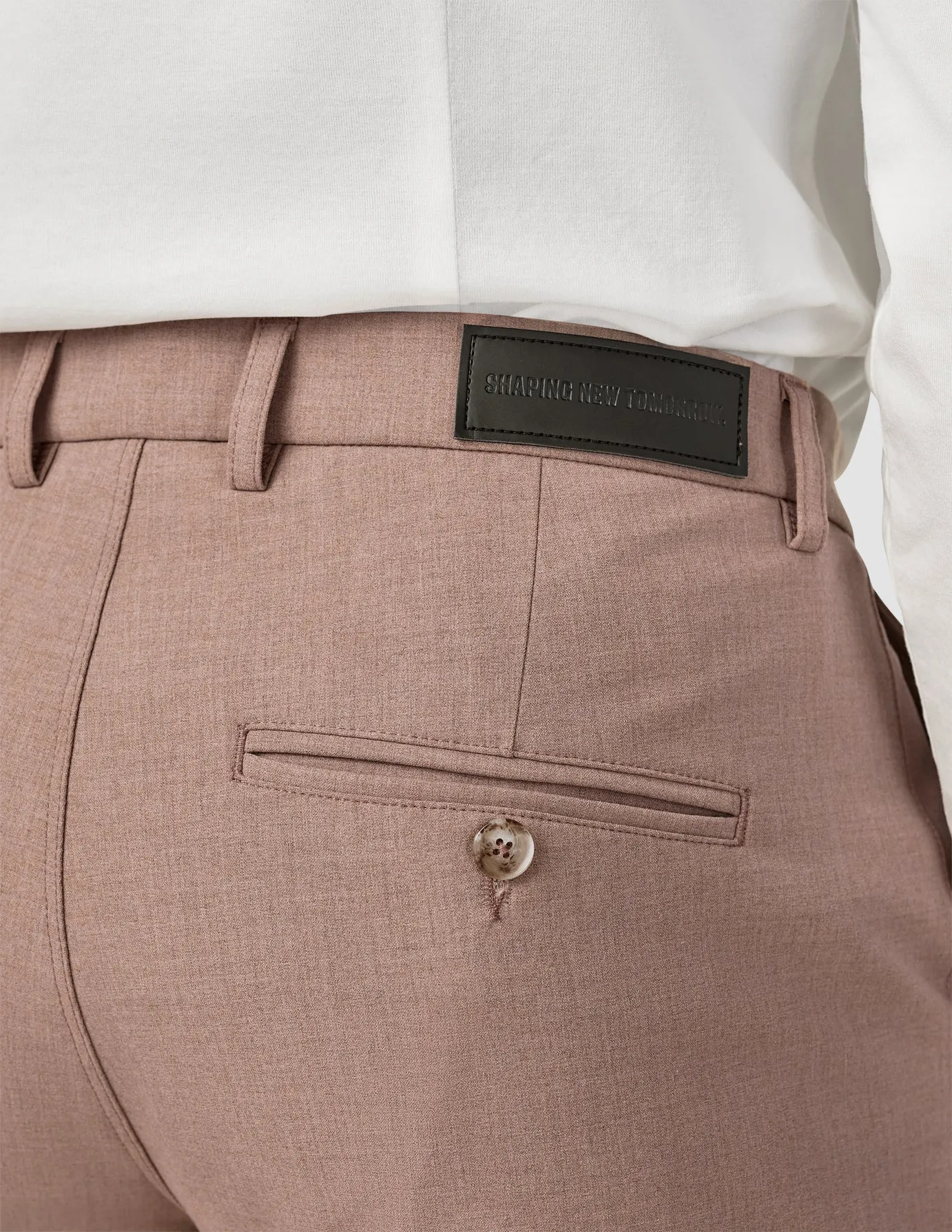 Reinforced Stress Points Essential Suit Pants Regular Dusty Lilac Melange