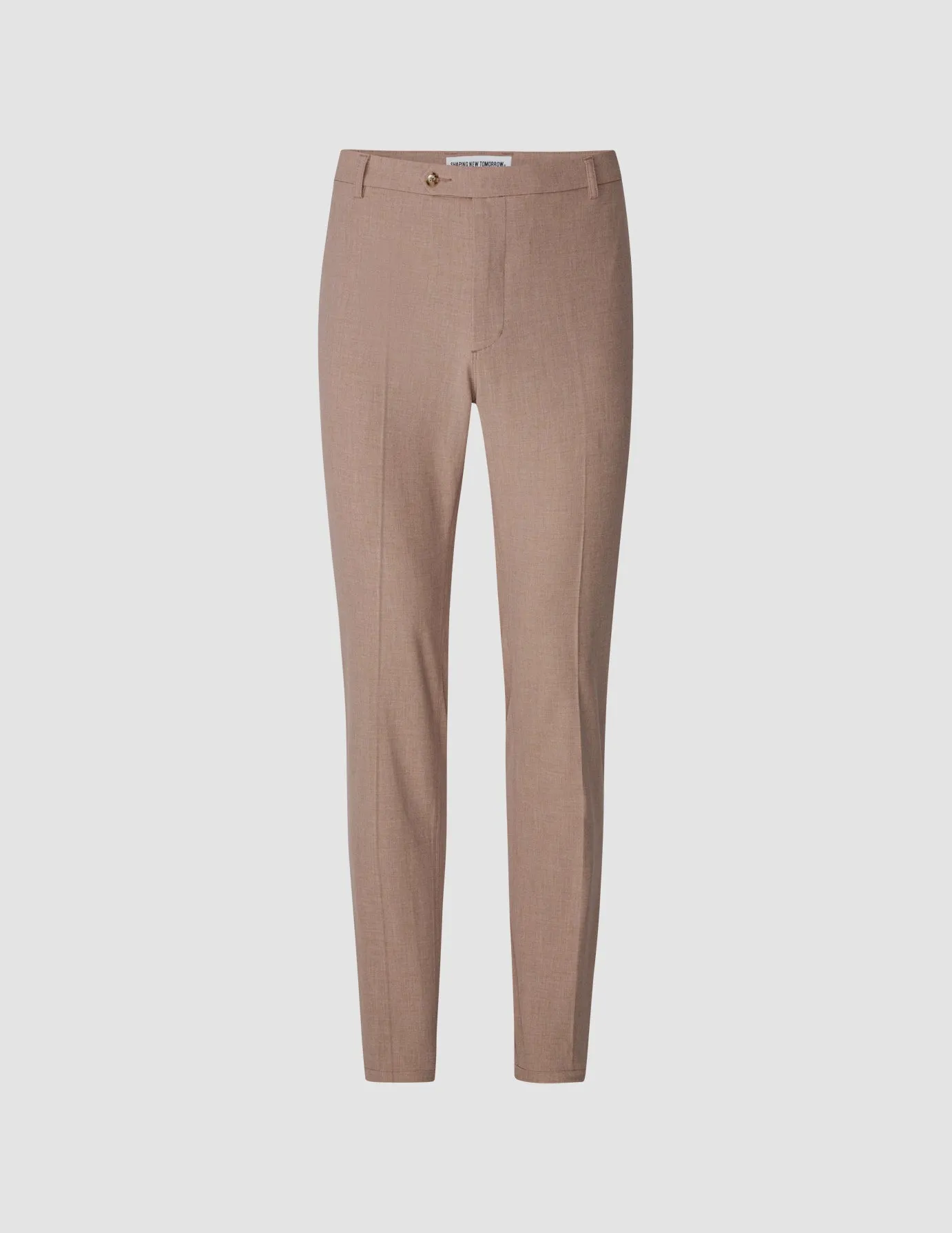 Simple Fit Essential Suit Pants Regular Dusty Lilac Melange