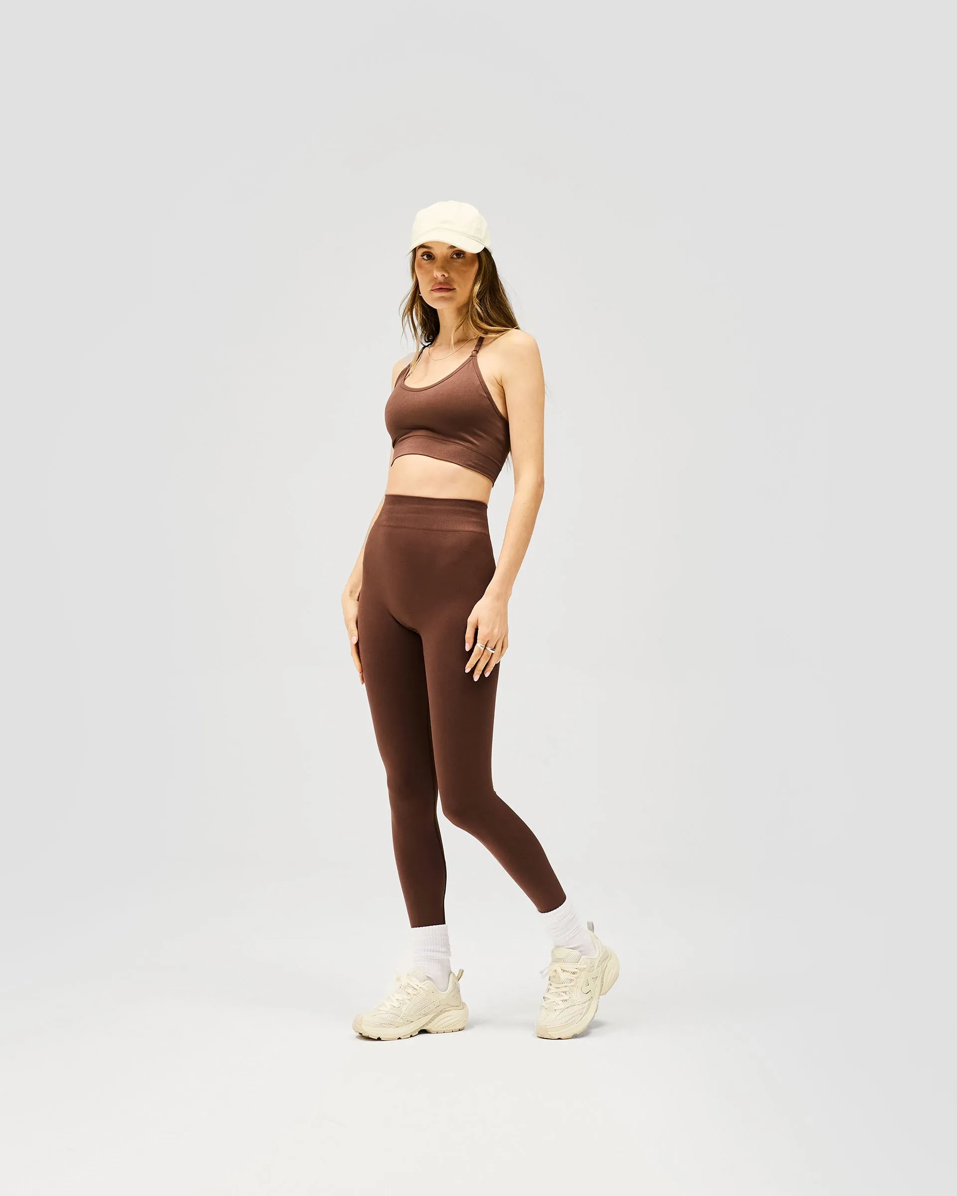 Owners Club Contour Seamless Legging - Mocha All Ages Double Layer