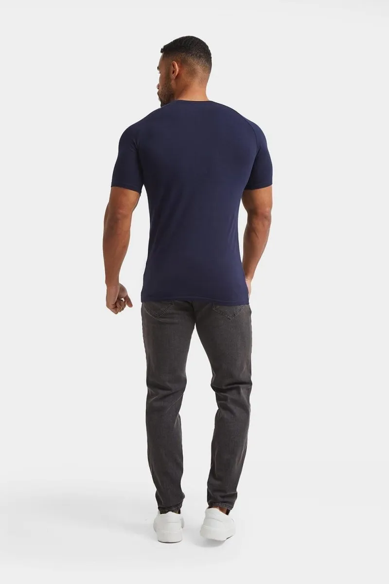 Premium Athletic Fit T-Shirt in True Navy Travel Wear