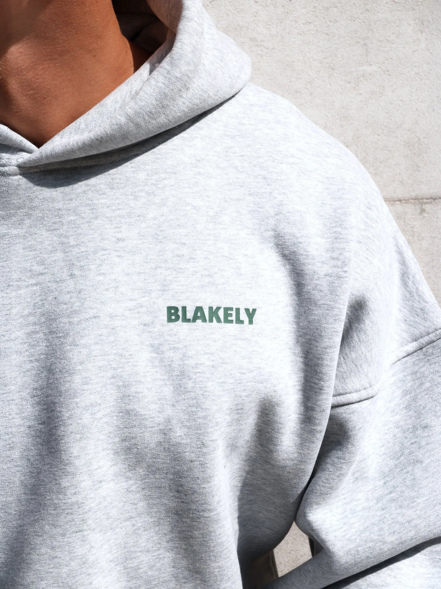 Arlo Relaxed Hoodie - Marl Grey Thermal Lined