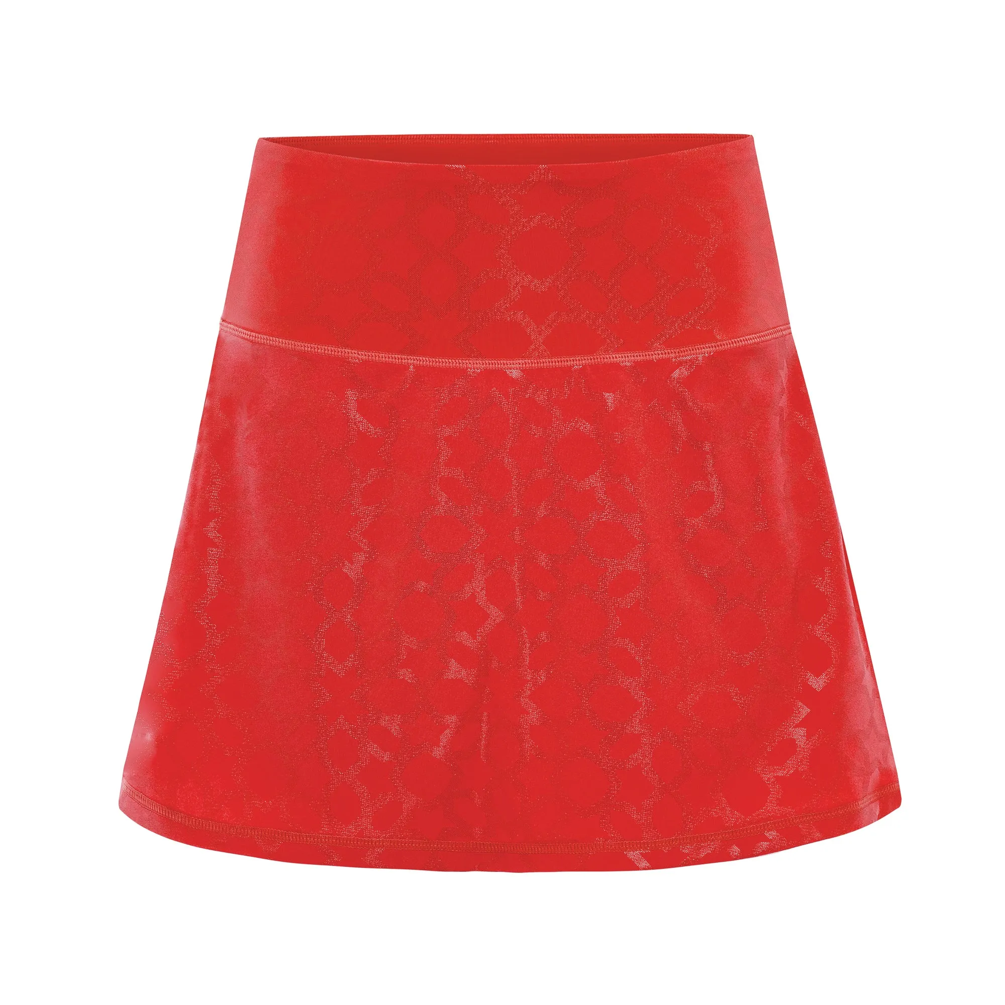 Stretch Fabric Lunch Date Arabian Nights Princess Athletic Skort - Red