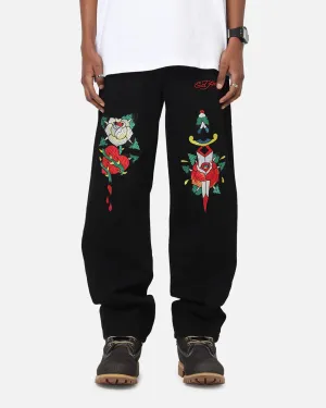 Ed Hardy Once Wounded Jeans Black Low Impact Processing