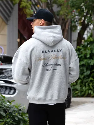 Glittery accents Champions Legacy Relaxed Hoodie - Marl Grey