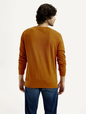 Workout Gear Men's Printed Round Neck Sweatshirt
