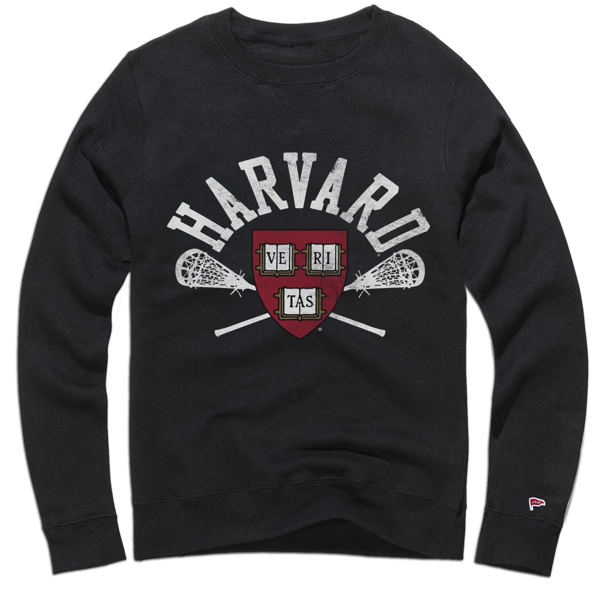 Harvard Lacrosse Crewneck Sweatshirt High end feel Mode Sense