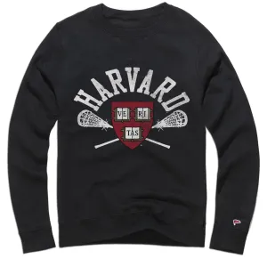 Harvard Lacrosse Crewneck Sweatshirt Moisture wicking