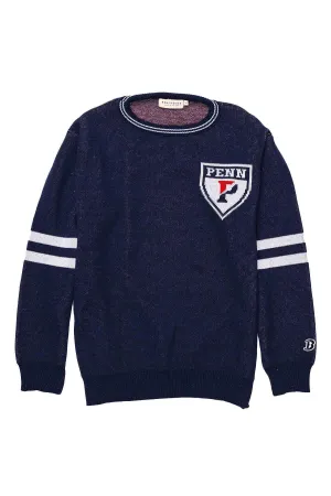UNIVERSITY OF PENNSYLVANIA UNISEX KNIT CREW Abrasion Resistant Fabric Side Pockets