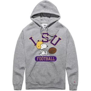 Peanuts x LSU Snoopy Football Hoodie Workout Warmup Water-resistant
