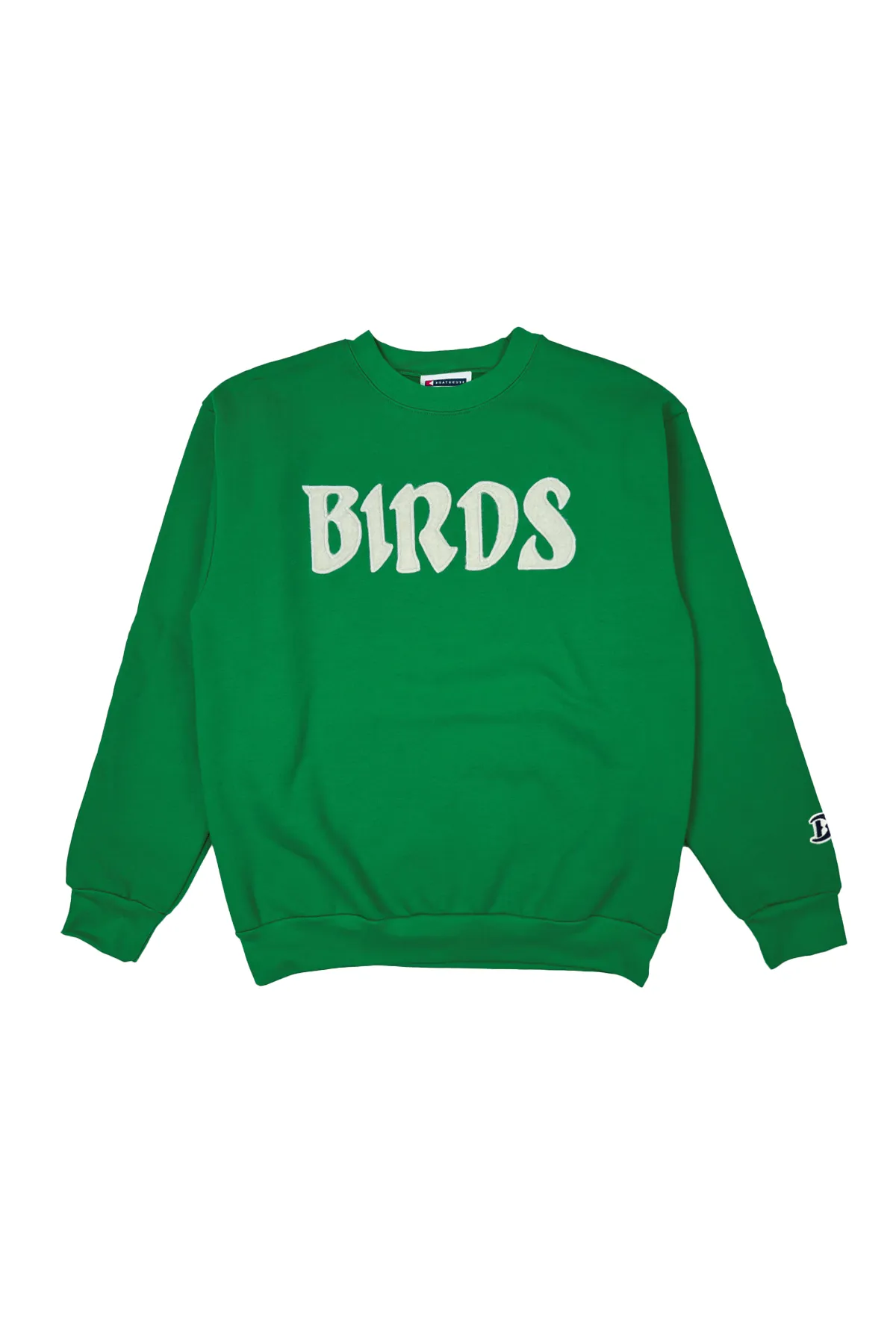 BOATHOUSE BIRDS FELT CREW Heathered Texture High Neck