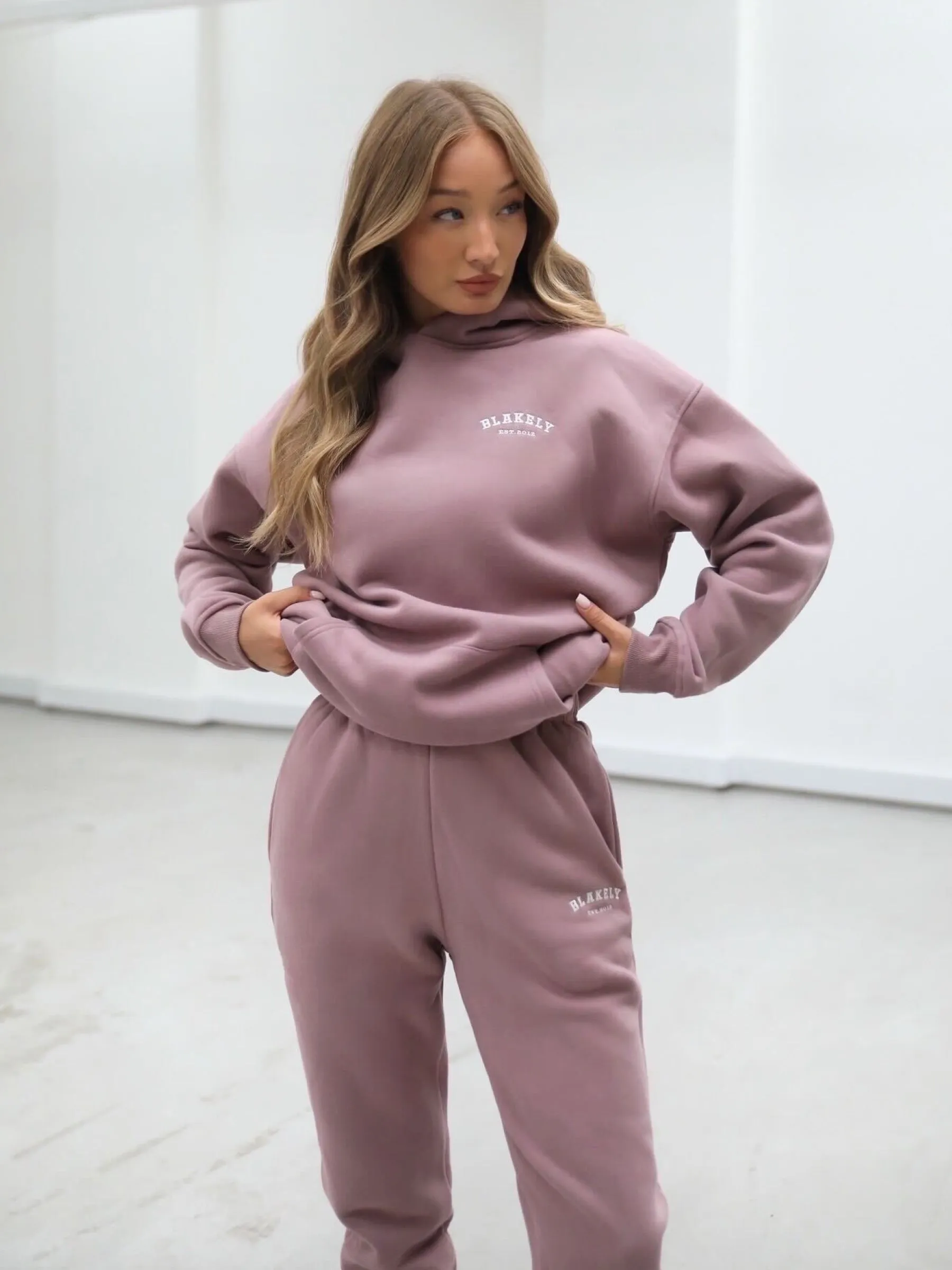 Heritage Oversized Hoodie - Dusty Pink Street Smart