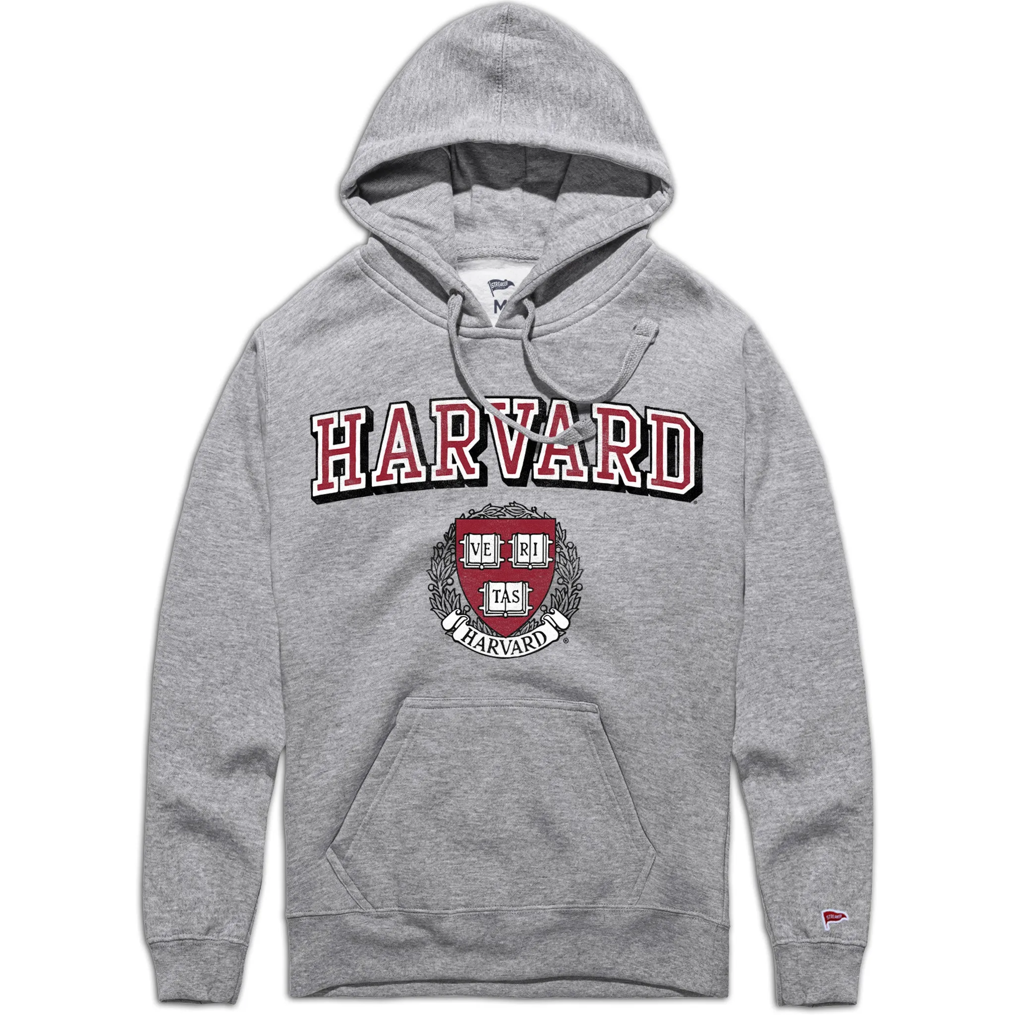 Harvard Vintage Wordmark Hooodie Organza details