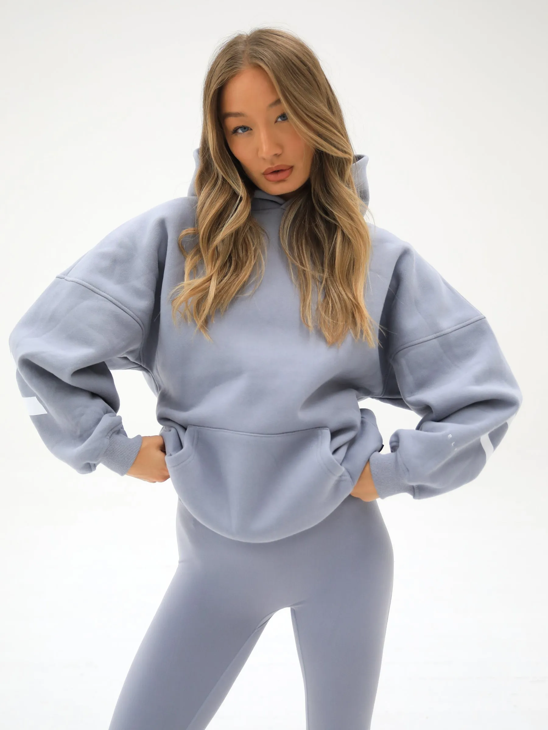 Isabel Oversized Hoodie - Pale Lilac Soft Streetwear