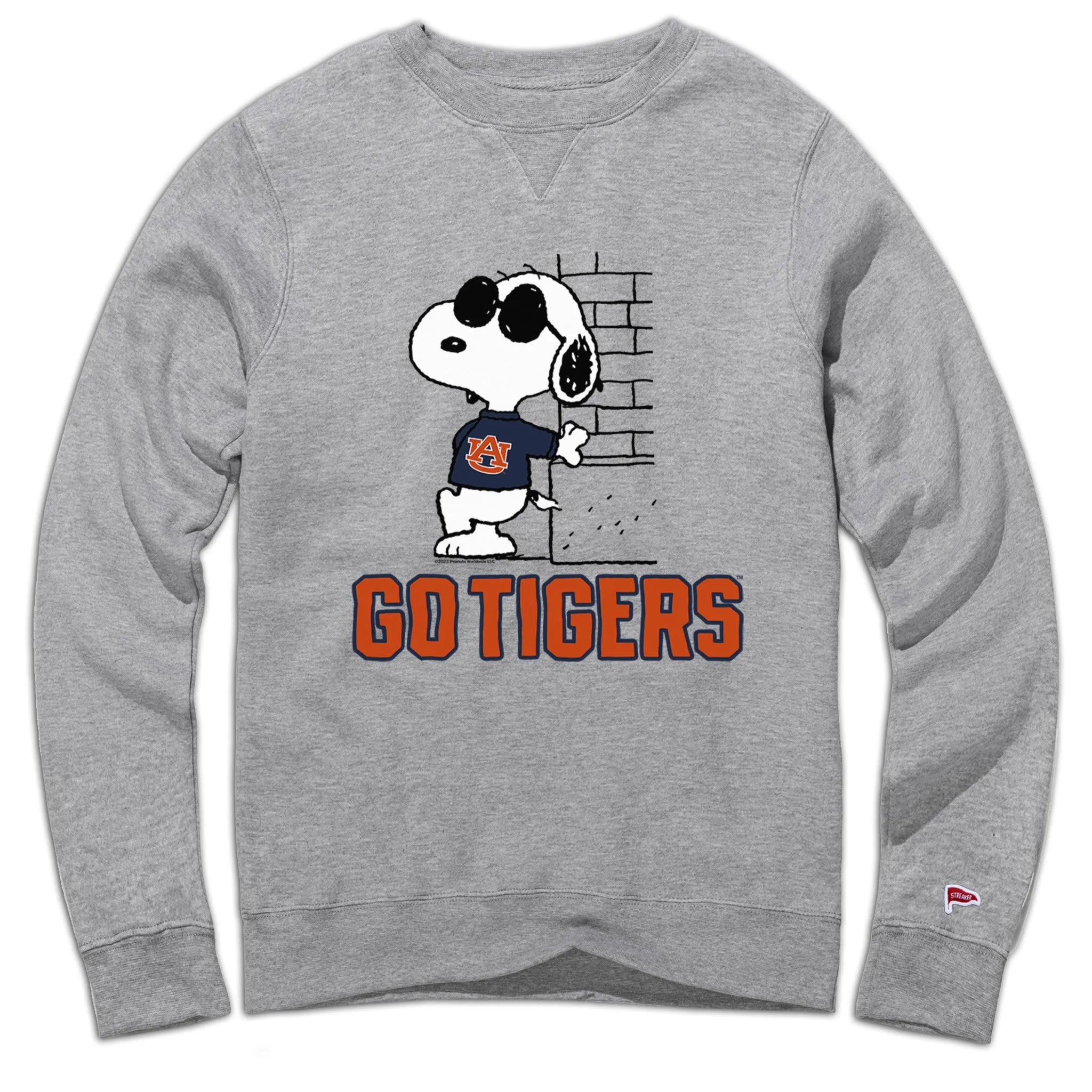 High Demand synthetic leather Peanuts x Auburn Joe Cool Crewneck Sweatshirt