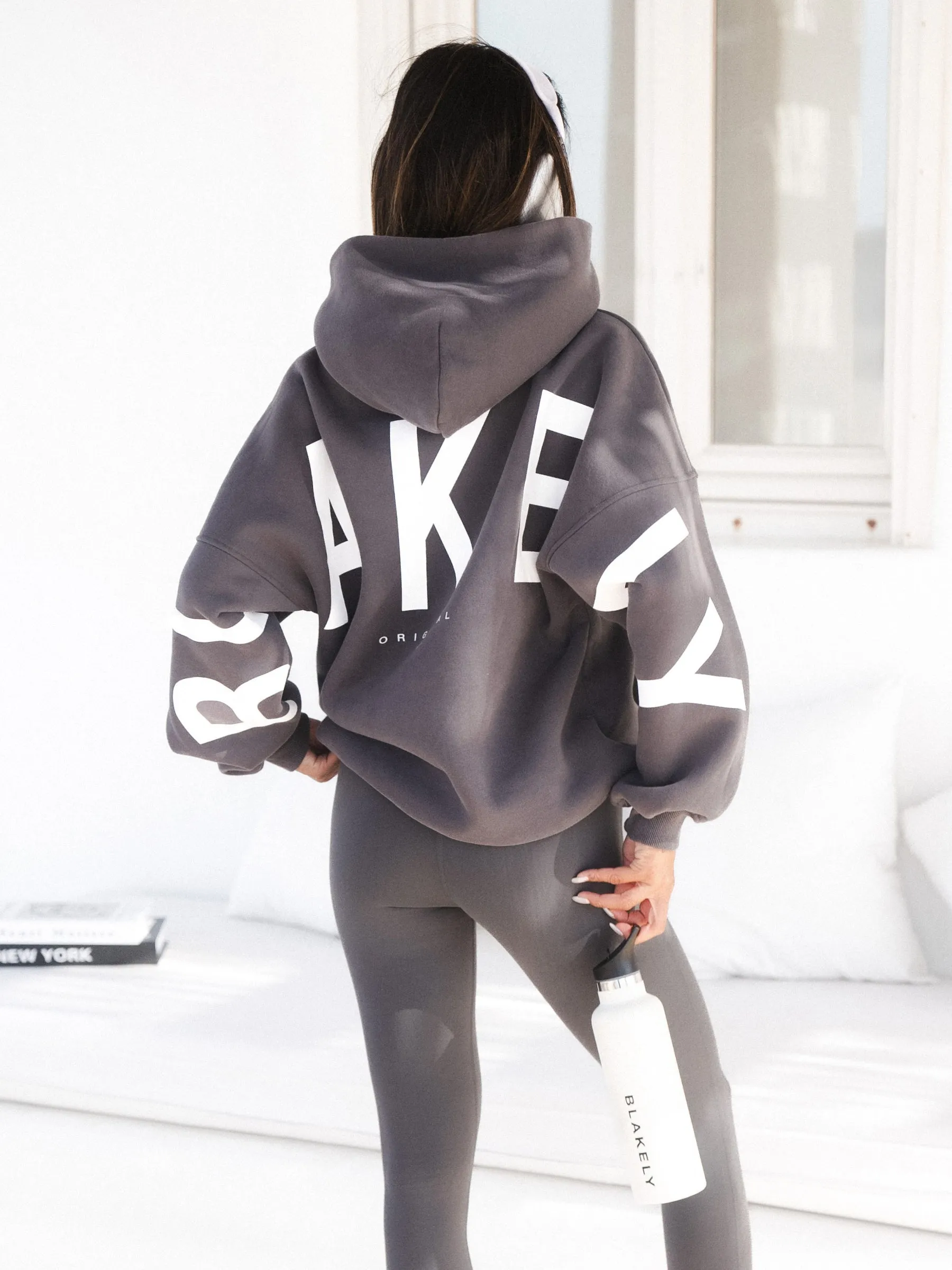 Isabel Oversized Hoodie - Charcoal Teenager