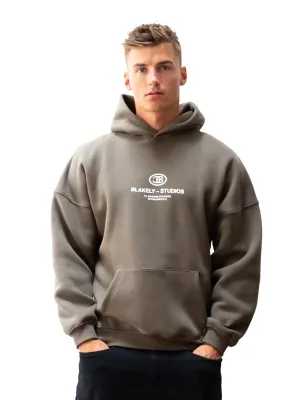 Mercer Relaxed Hoodie - Khaki Brown Elk like Weekend Casual