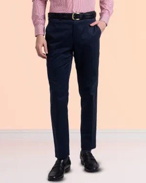QuickDryTech Dark Navy Twill Dress Pant