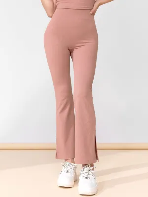 Fast Fit Street Light Ribbed Tension Bootscut Slit Pants