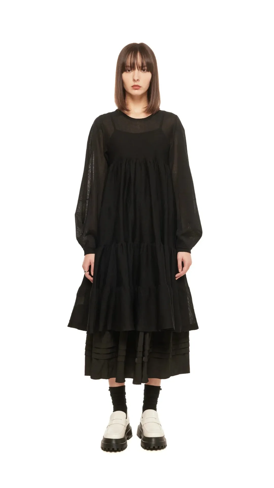 Dolly Knit Dress Recycled Fit Green Fit