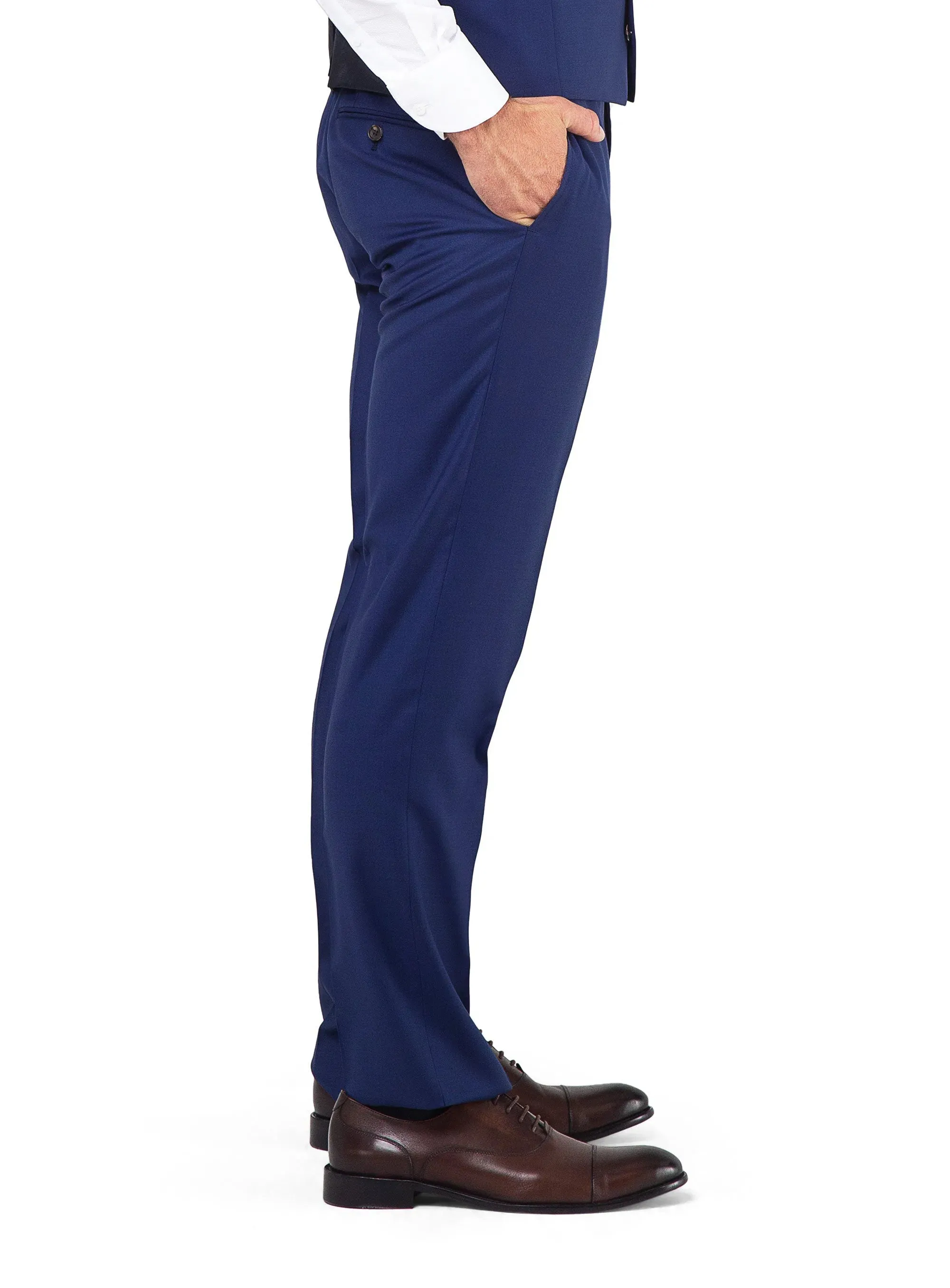 Dexter Jet Blue Suit Trousers Everyday Comfort Simple and Cozy