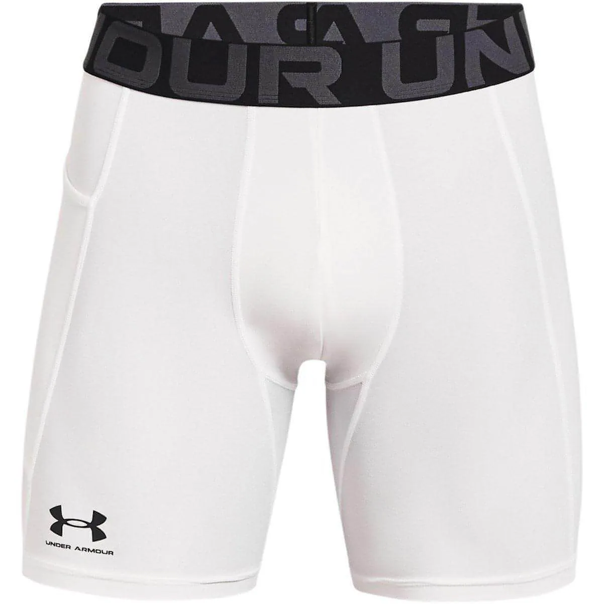 Under Armour HeatGear Mens Short Compression Tights - White Everyday Style Simple Comfort