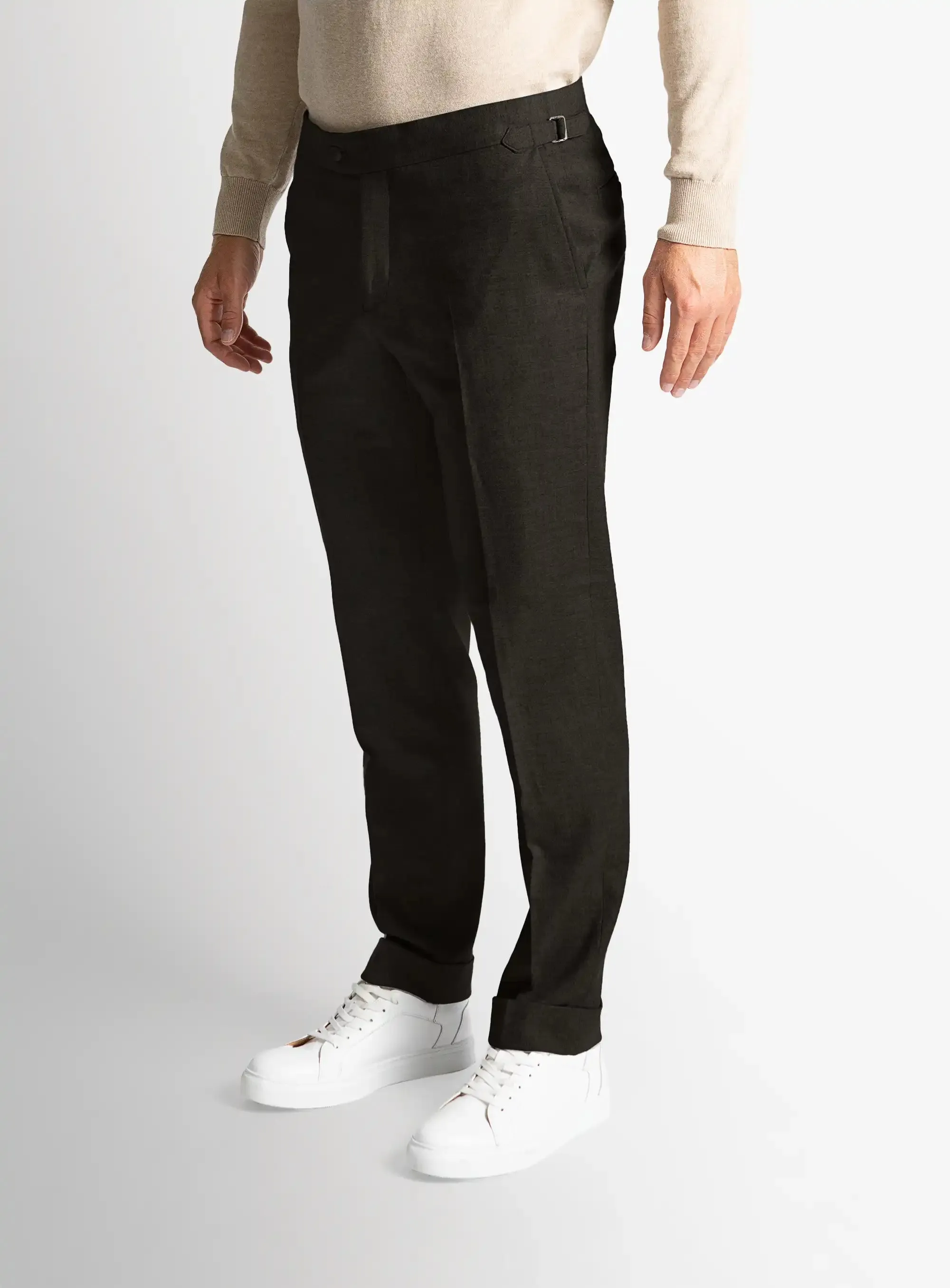 Argenta Flannel Chocolate Trousers NonChafingEdges Functional Fit