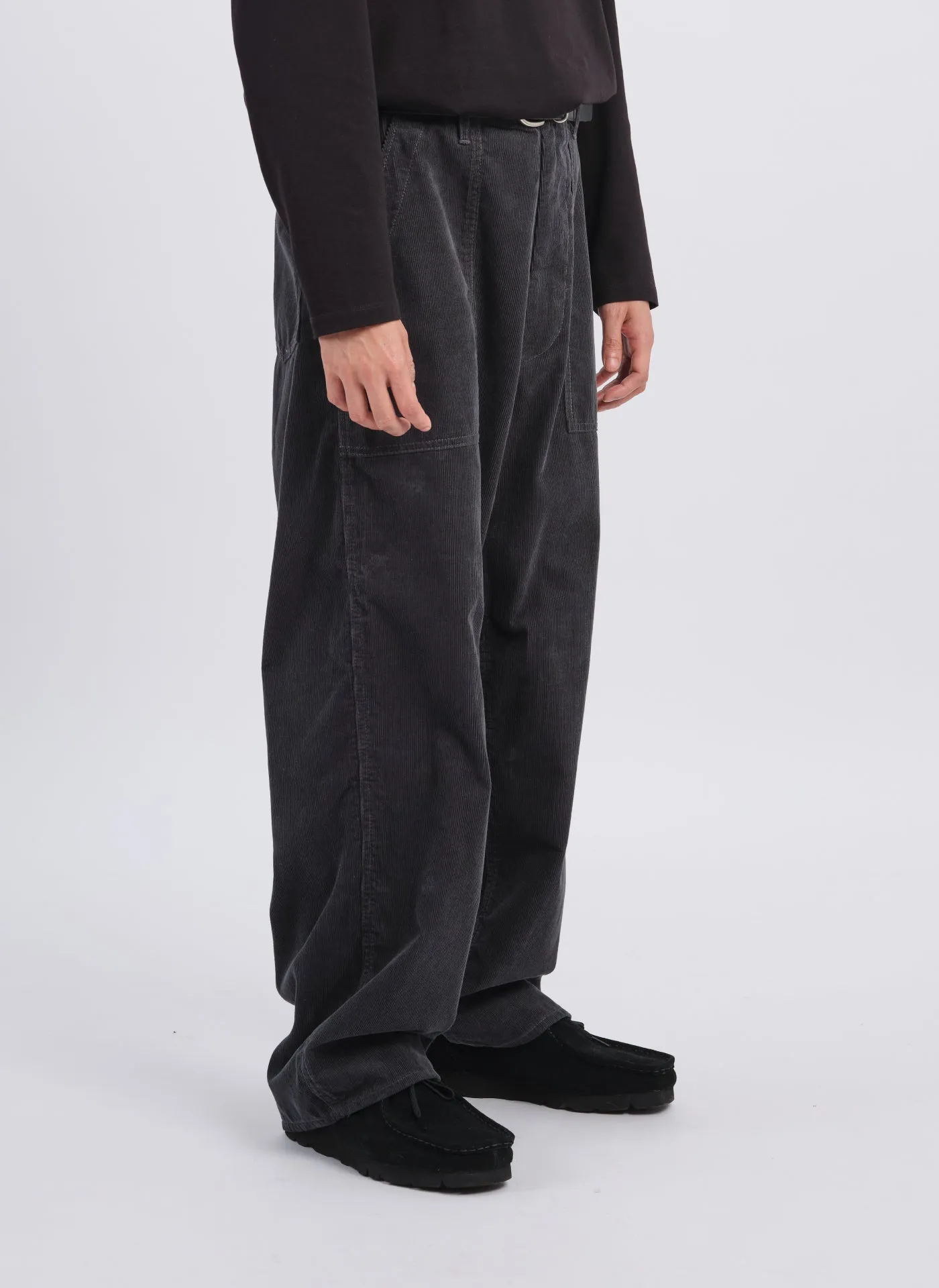 14W Corduroy Wide Tapered Baker Pants Chill Fit WrinkleResistant Fabric